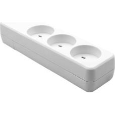 Proxtend Danish IT Power Strip 3-way 3 gniazda biała (KIT3-0W)