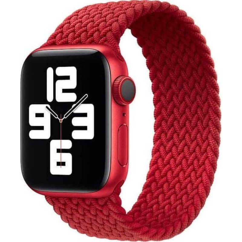 Apple APPLE PASEK APPLE WATCH 3J657ZM/A BRAIDED SOLO LOOP 45MM SIZE 5 RED ORYGINALNA PLOMBA standard