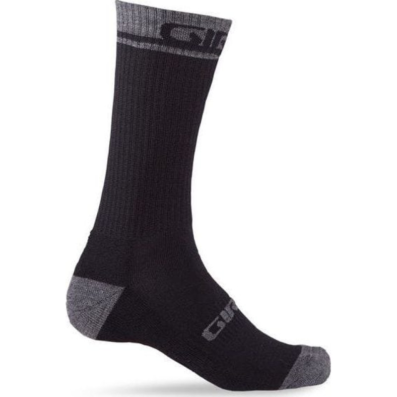 Giro Skarpety GIRO WINTER MERINO WOOL black dark shadow roz. M (40-42) (NEW)