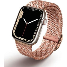 Uniq Pasek UNIQ Aspen Apple Watch 4/5/6/7/SE 40/41mm Braided DE różowy/citrus pink