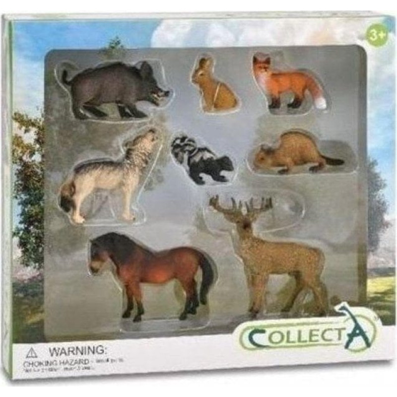 Collecta Figurka Collecta Zestaw leśne zwierzęta 8 el.