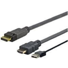 Vivolink Kabel VivoLink DisplayPort - HDMI 5m czarny (PROHDMIUSBDP5)