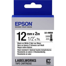 Epson TAPE - LK4WBH HEAT RESIST BLK/ - C53S654025