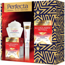 Perfecta Perfecta Zestaw prezentowy Multi-Kolagen Retinol 50+ (krem na dzień i noc 50ml+krem pod oczy 15ml)