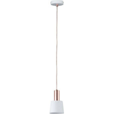 Paulmann Lampa wisząca Paulmann Oprawa wisząca Neordic Haldar max.1x20W E14 biały/miedziany-mat 230V metal PL79656