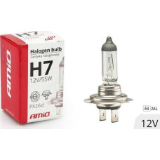 Amio Żarówka halogenowa H7 12V 55W filtr UV (E4)