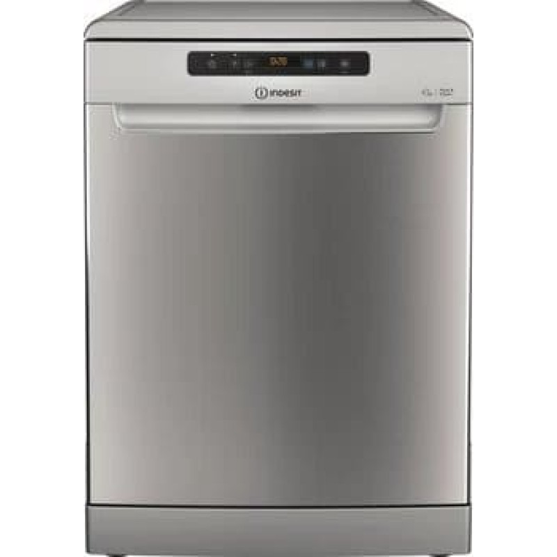 Hivision Świetlówka Hivision Free standing | Dishwasher | D2F HD624 AS | Width 60 cm | Number of place settings 14 | Number of programs 9 | Energy efficiency class E | Display | Silver