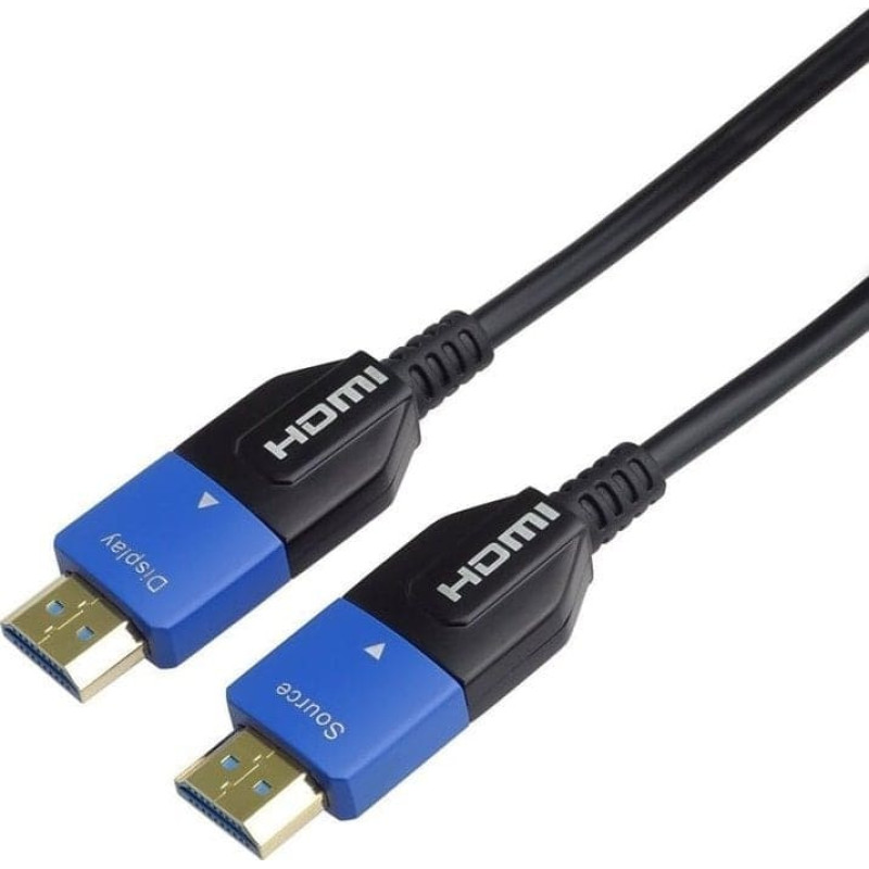 Premiumcord Kabel PremiumCord PREMIUMCORD Ultra High Speed HDMI 2.1 optický kabel 8K@60Hz 4K@120Hz 20m zlacený