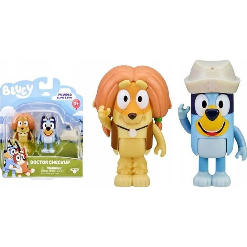 Tm Toys Figurka Tm Toys Zestaw figurek Bluey 2pak Wizyta u lekarza