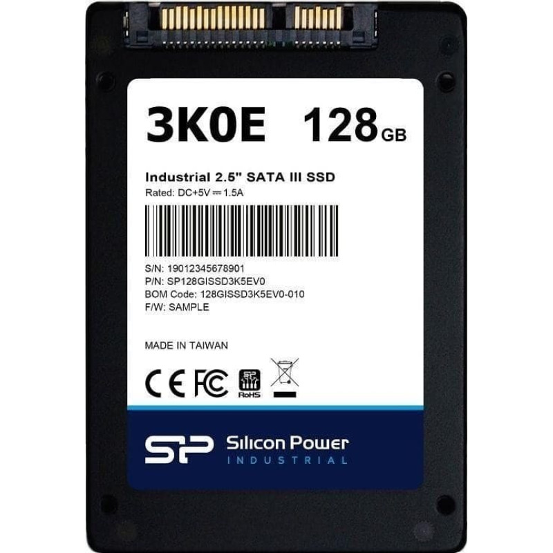 Silicon Power Dysk SSD Silicon Power Dysk SSD Silicon Power 3K0E Industrial 128GB 2.5 SATA3 (540/230 MB/s)