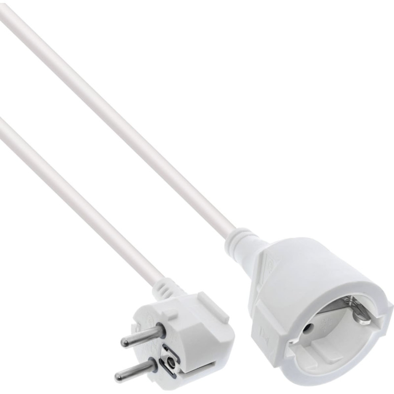 Inline InLine® Power Extension Cable angeld Type F white 3m