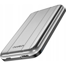 Choetech Powerbank Choetech Choetech B655 MagSafe USB-A / USB-C 5000mAh srebrny