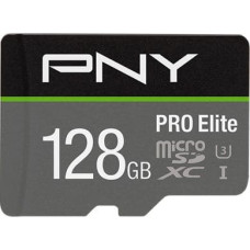 PNY Karta PNY PRO Elite MicroSDXC 128 GB Class 10 UHS-I/U3 A1 V30 (P-SDU128V31100PRO-GE)