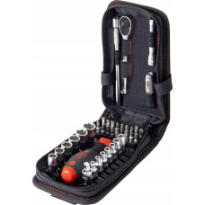 Wiha Zestaw narzędzi Wiha Wiha socket and bit set 1/4, 40 pieces (with ratchet and plug-in handle)