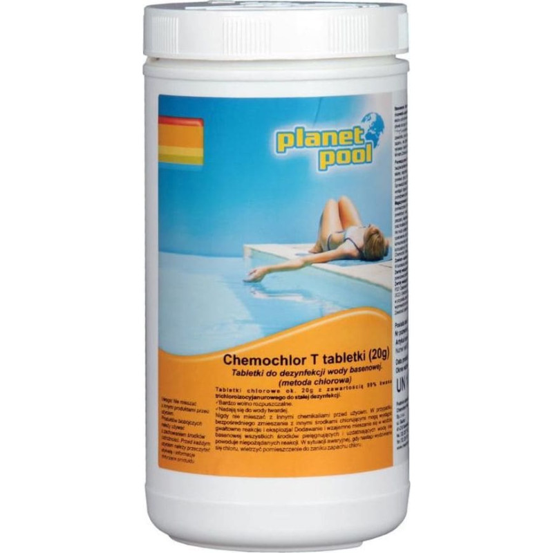 Noname Tabletki do basenu 20 g / 1 kg Planet Pool Chemochlor