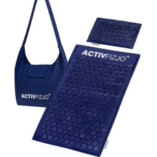 Activeshop MATA DO AKUPRESURY ACTIVFIZJO PREMIUM NATURAL GRANATOWA Z PODUSZKĄ