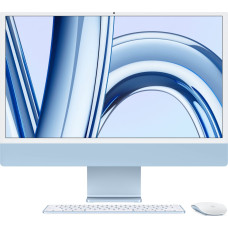 Apple Komputer Apple Apple 24-inch iMac with Retina 4.5K display: Apple M3 chip with 8-core CPU and 8-core GPU (8GB/256GB SSD) - Blue