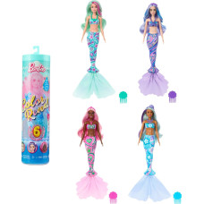 Mattel Lalka Barbie Mattel Color Reveal Lalka Seria Morskie syrenki Asortyment (HRK12)