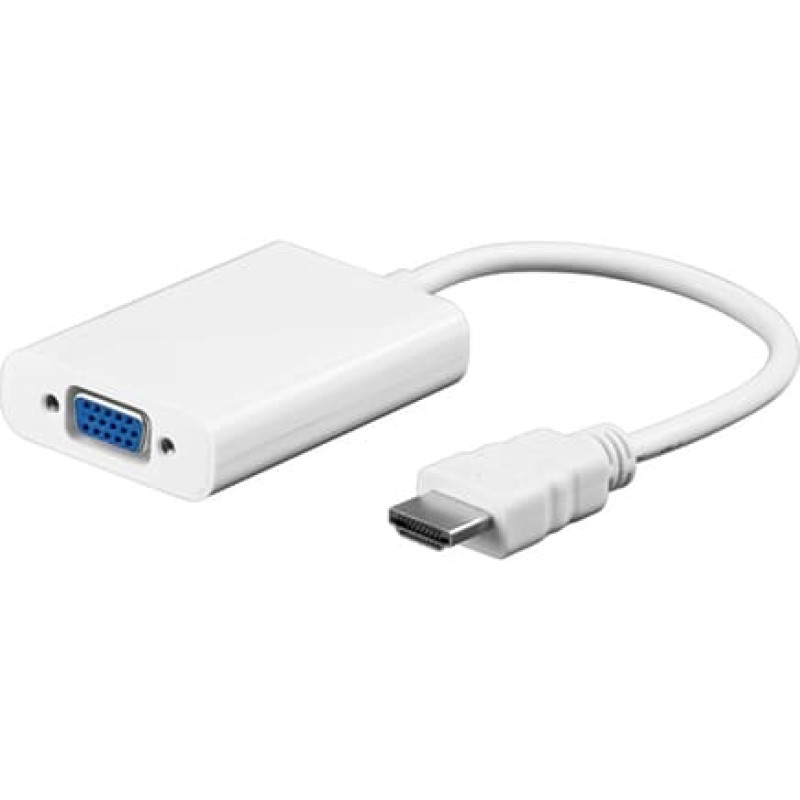 ACC Adapter AV ACC HDMI - D-Sub (VGA) biały (AH011)