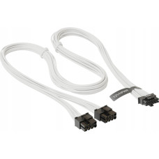 Seasonic Seasonic 12VHPWR PCIe adapter cable, 90 angled (white, 75cm)