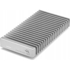 OWC Express 1M2 4 TB, External SSD (silver/aluminum, Thunderbolt 4 (USB-C), USB-C)