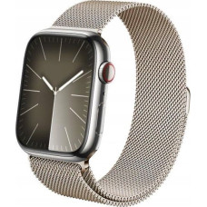 Crong Crong Milano Steel – Pasek ze stali nierdzewnej do Apple Watch 42/44/45/49 mm (szampański)