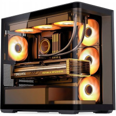 Jonsbo Obudowa Jonsbo Jonsbo D300 Midi-Tower, 270 Grad, Tempered Glass - schwarz