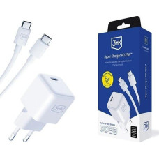 3MK Ładowarka 3MK 3mk síťová nabíječka Hyper Charger PD 25W + kabel USB-C