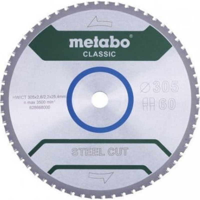 Metabo PIŁA TARCZOWA STEEL CUT CLASSIC 305*25.4MM Z60 (1 SZT)