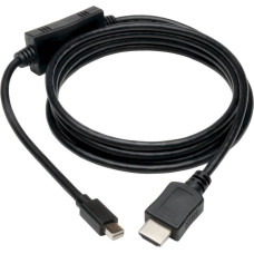 Eaton Kabel Eaton Eaton Tripp Lite Series Mini DisplayPort to HDMI Active Adapter Cable (M/M), 1080p, 6 ft. (1.8 m) - Adapterkabel - Mini DisplayPort mannlich zu HDMI mannlich - 1.83 m - Schwarz