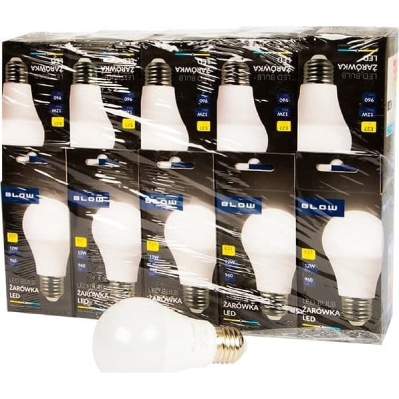 Blow 87-431# Żarówka led  e27 12w a60 230v neut.10szt