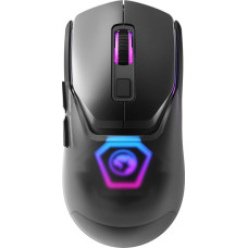 Marvo Mysz Marvo Marvo Mysz Fit Pro G1, 19000DPI, 2.4 [GHz], optyczna, 7kl., bezprzewodowa, szara, wbudowany akumulator, podświetlenie RGB