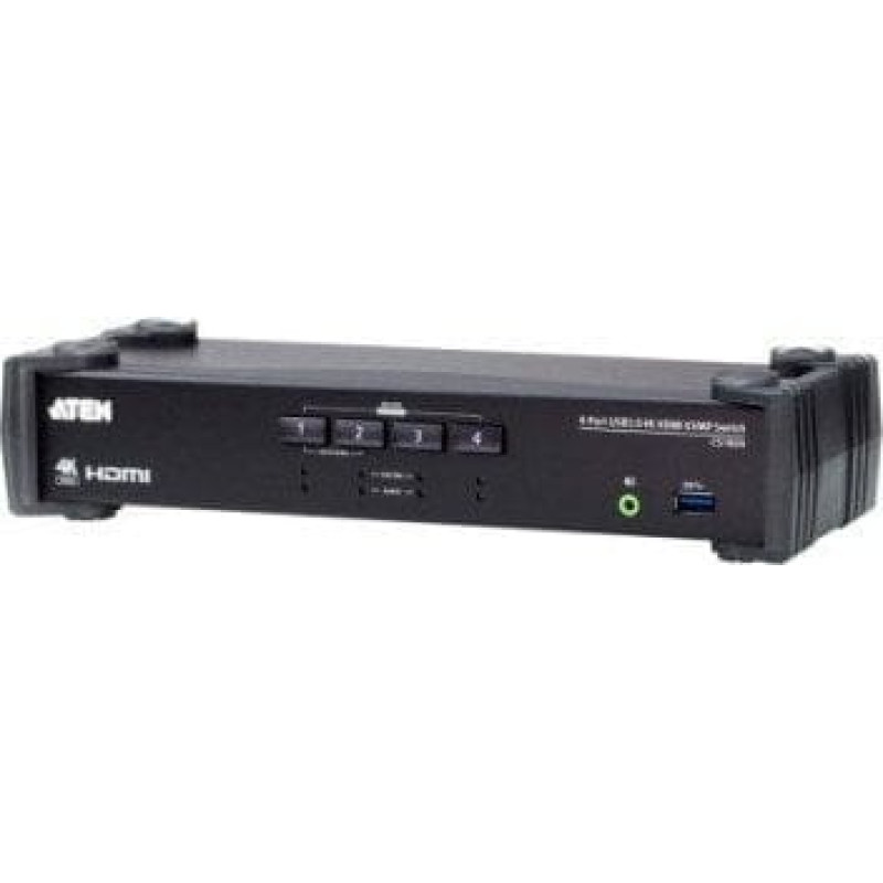 Aten Przełącznik Aten 4-Port USB3.0 4K HDMI KVMP Dual Display Switch CS1824-AT-G