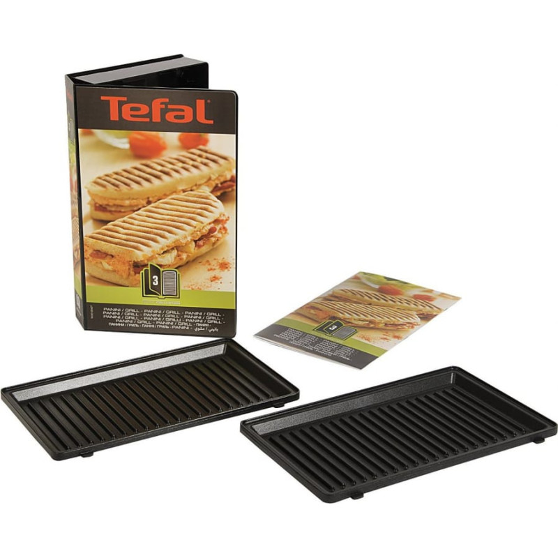 Tefal Płyty do opiekacza do grillowanych panini + książka (XA800312)