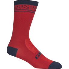 Giro Skarpety GIRO COMP HIGH RISE dark red lines roz. M (40-42)