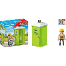 Playmobil Zestaw z figurką City Action 71435 Mobilna toaleta