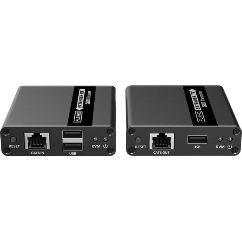 Premiumcord Kabel PremiumCord PremiumCord HDMI KVM extender FULL HD 1080p na 70m s přenosem USB