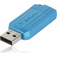 Verbatim Pendrive Verbatim Verbatim USB flash disk, USB 2.0, 128GB, Store,N,Go PinStripe, niebieski, 49461, do archiwizacji danych