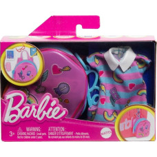 Mattel BARBIE Zestaw modowy premium, sukienka paski