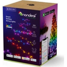 Nanoleaf Nanoleaf Holiday String Light - świąteczne lampki choinkowe wenętrzne/zewnętrzne 20m (250 LED w tym kontroler) (technologia Matter) (black)