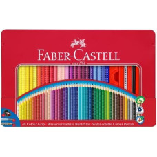 Faber-Castell Kredki Grip 2001 48 Kolorów Opakowanie Metalowe Faber-Castell (112448 FC)