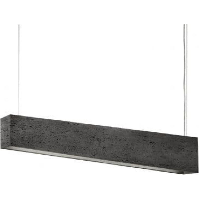 Nowodvorski Lampa wisząca Nowodvorski Lampa wisząca Stone Travertine 1x39W T5 szara (7014)