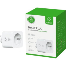 Woox WOOX R6113 Inteligentne smart gniazdko z pomiarem zużycia energii, WiFi, 16A