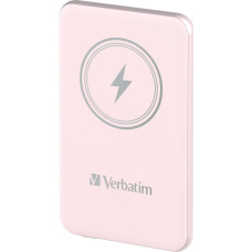 Verbatim Powerbank Verbatim Powerbank Verbatim Charge 'n' Go Magnetic Wireless 5000mAh USB-C PD 3.0 Pink