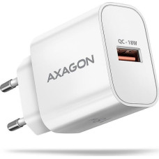 Axagon Ładowarka Axagon AXAGON ACU-QC18W, ładowarka sieciowa 18W, 1x port USB-A, QC3.0/AFC/Apple, biała