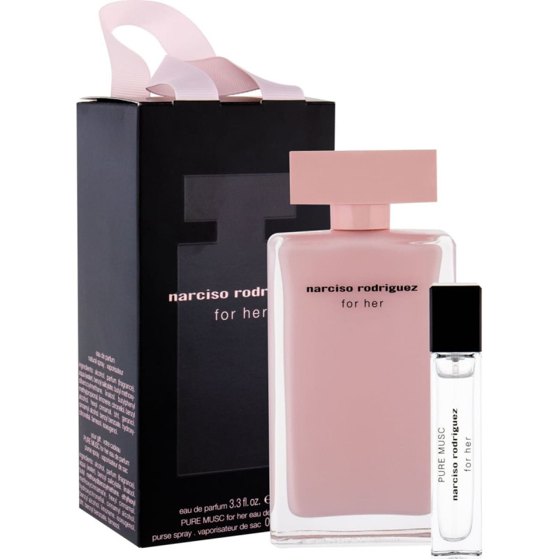 Narciso Rodriguez Narciso Rodriguez For Her Woda perfumowana 100ml zestaw upominkowy