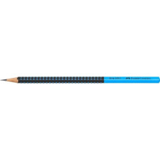 Faber-Castell FABER-CASTELL Bleistift Grip 2001 Two Tone sw/blau 12er