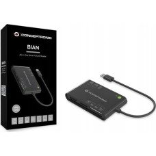 Conceptronic Czytnik Conceptronic CONCEPTRONIC Smart ID Card Reader All-In-One schwarz