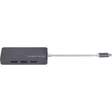 Silverstone Adapter USB SilverStone SilverStone SST-EP14C - USB 3.1 Typ-C Gen1 auf HDMI, 3x USB 3.1 Gen 1 Type-A, 1x USB 3.1 Gen 1 Type-C (PD 2.0 charging)