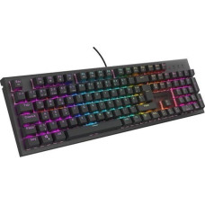 Genesis Klawiatura Genesis KLAWIATURA DLA GRACZY GENESIS THOR 303 DE PODŚWIETLENIE RGB MECHANICZNA SILENT SWITCH CZARNA HOT SWA